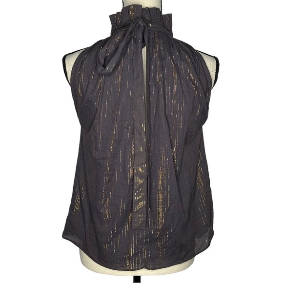 Laura Egloff Metallic Thread Sleeveless Top - Picture 4 of 16